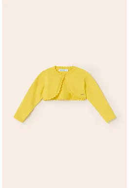 Cardigan crop cu nasturi
