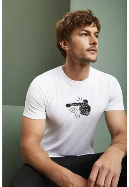 Tricou din bumbac cu imprimeu