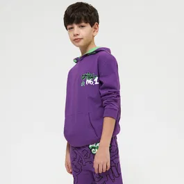 Sinsay - Bluză sport cu imprimeu - Violet