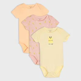 Sinsay - Set de 3 bodyuri - Roz