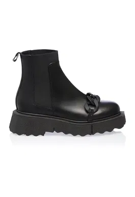 Ghete Chelsea de piele Charlot