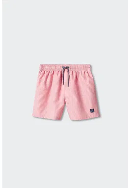 Pantaloni scurti de baie cu model in dungi Cetare