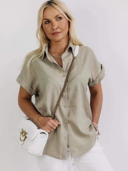 Khaki shirt LeMonada axp0702. S76