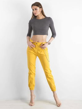 Pants yellow Italy Fashion cbu0233. R63