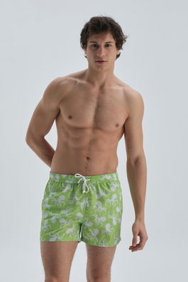 Dagi Swim Shorts - Green - Floral
