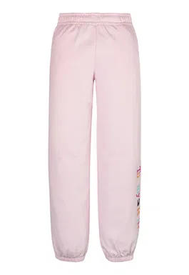 Pantaloni sport cu logo brodat