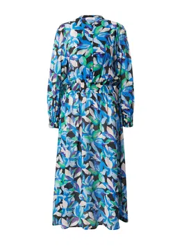 Love & Divine Rochie tip bluză 'Love' crem / albastru / mov prună / negru