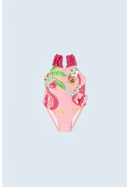 Costum de baie intreg cu imprimeu