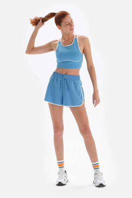 Dagi Light Blue Women's Shorts
