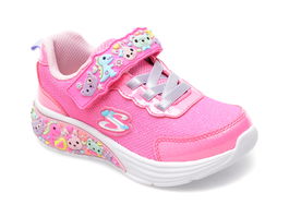 Pantofi SKECHERS roz, MY DREAMERS, din material textil