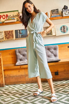 Olalook Jumpsuit - Green - Fitted
