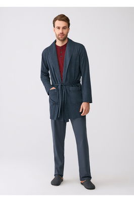 Dagi Dressing Gown - Blue