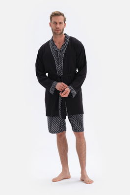 Dagi Dressing Gown - Black