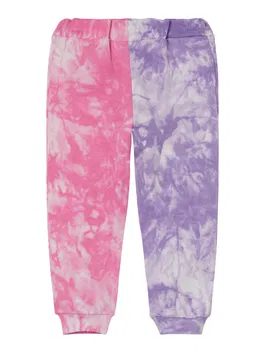 NAME IT Pantaloni 'BRENDA' lila / roz / alb