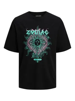 JACK & JONES Tricou 'Dragon' mai multe culori / negru