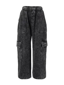 WEEKDAY Pantaloni cu buzunare negru