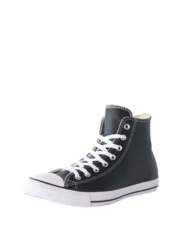 CONVERSE Sneaker înalt negru / alb amestacat