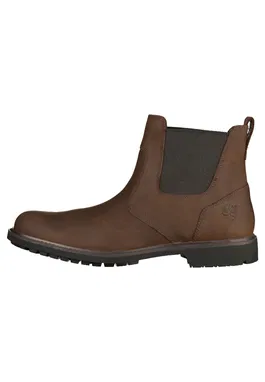 TIMBERLAND Ghete chelsea maro / negru