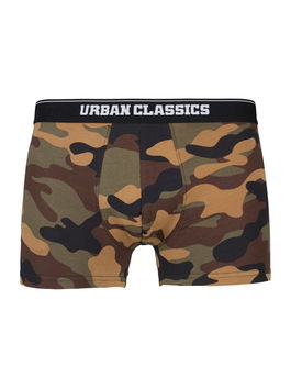 Urban Classics Boxeri maro / oliv / negru
