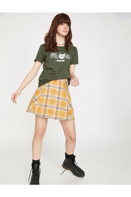 Koton Skirt - Yellow - Mini