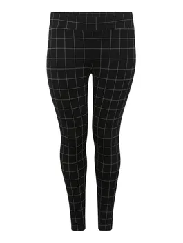 Urban Classics Leggings negru / alb