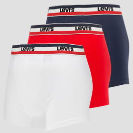 Levi's® Boxer Brief 3-Pack Red/ White/ Navy