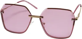 Urban Classics Ochelari de soare 'Michigan' auriu / roz