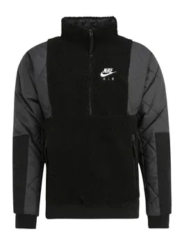NIKE Hanorac sport gri / negru / alb