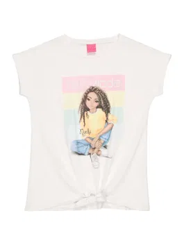 TOP MODEL Tricou 'SINGLE LYCRA' mai multe culori / alb