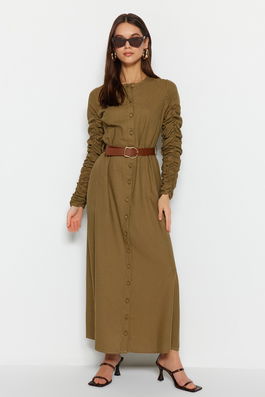 Trendyol Dress - Brown - Shirt dress