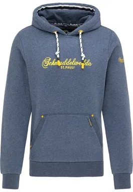 Schmuddelwedda Bluză de molton 'Hamburg St. Pauli' albastru marin / galben