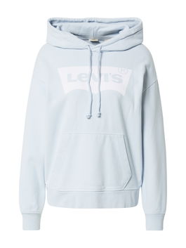 LEVI'S Bluză de molton 'GRAPHIC STANDARD HOODIE BLUES' albastru pastel / alb