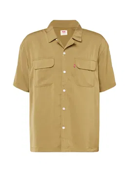 LEVI'S Cămașă 'SS PAJAMA SHIRT NEUTRALS' bej