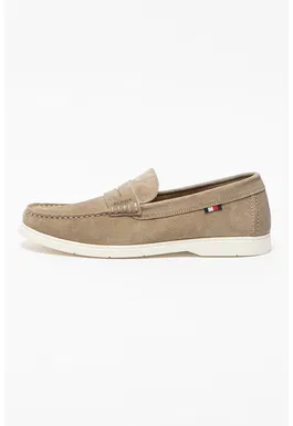 Tommy Jeans - Mocasini din piele intoarsa sustenabila cu detaliu logo