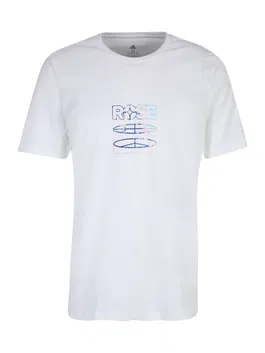 ADIDAS SPORTSWEAR Tricou funcțional albastru / roz / negru / alb