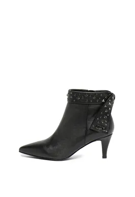 Botine de piele cu tinte Venus