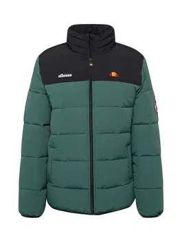 ELLESSE Geacă de iarnă verde închis / portocaliu / negru / alb