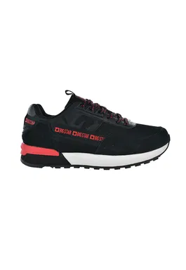Pantofi sport cu insertii din piele intoarsa