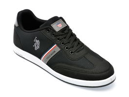 Pantofi US POLO ASSN negri, KARE3FX, din material textil