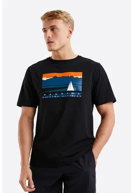 Tricou regular fit cu logo Erik