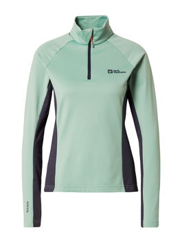 JACK WOLFSKIN Hanorac sport albastru marin / verde pastel
