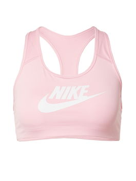 NIKE Sutien sport 'Futura' roz / alb