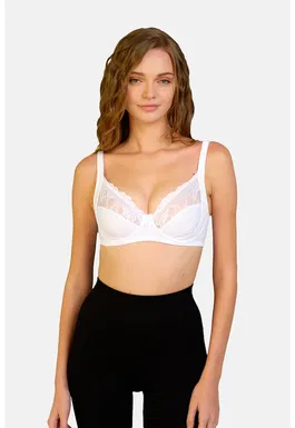 Sutien cu insertii de dantela