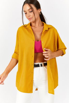armonika Shirt - Yellow - Oversize