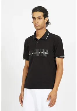 Tricou polo cu imprimeu logo Vitus