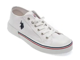 Pantofi US POLO ASSN albi, PENE3FX, din material textil