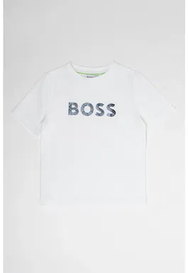 Tricou din bumbac cu imprimeu logo
