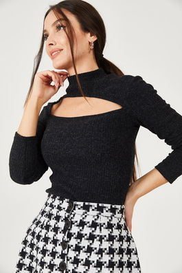 armonika Sweater - Black - Regular fit
