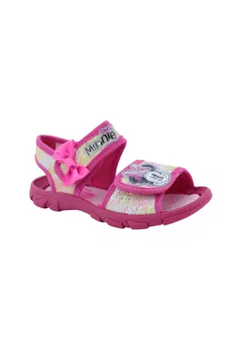 Sandale cu velcro si Minnie Mouse