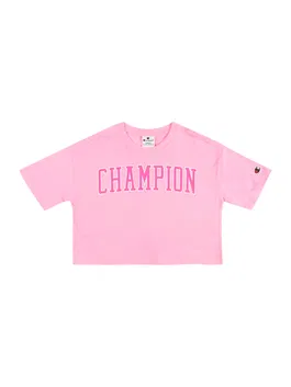 Champion Authentic Athletic Apparel Tricou albastru / roz / roz deschis / alb